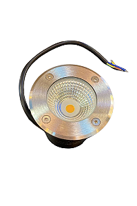 Embutido de solo LED Felis 7w 3000k (luz amarela) - bivolt cromado - ES-6912 - Astraled