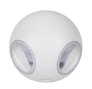 Arandela Tetra LED 4W - 4 fachos 3000K (luz amarela) - DN 30326 - Opus