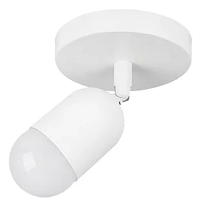 Luminária aplique de teto Avant Spot Elegance 200º estrutura cor branco e luz 6500k