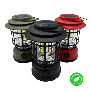 Lampião solar Camping Lamp