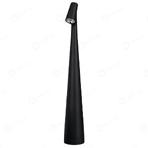 LUMINÁRIA LED ABAJUR VANGUARD PRETO 3W 3K/4K/6,5K