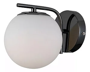 ARANDELA PETIT POA P/ 1XE27 CROMO NEGRO/BRANCO-