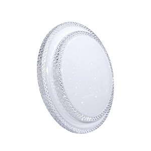 Plafon LED Ceu Estrelado redondo bivolt 40cm 3000/4000/6000K (3 cores)