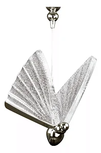 PENDENTE BORBOLETA 10W 3200K CROMADA