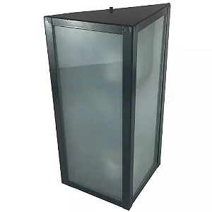 Arandela Triangular Preta