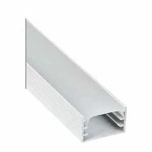 Perfil LED Sobrepor Slim Branco 14,2x8,5mm 2 Metros - (NÃO ACOMPANHA FITA DE LED)