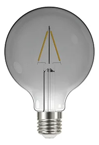 Lâmpada Filamento LED G95 E27 4W 2200K Fumê