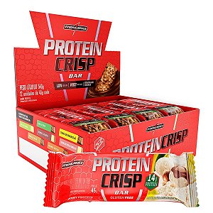 Protein Crisp Bar 45g 12unidades Cookies e creme - INTEGRALMÉDICA