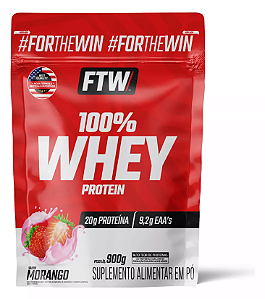 Whey Protein 100% Refil 900g sabor Doce de leite - FTW