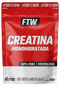 Creatina Monohidratada 100% Pura Refil 500g - FTW