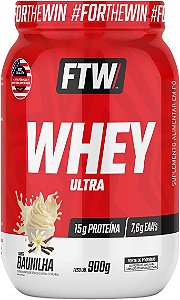 Whey Ultra Protein 900g Sabor Morango - FTW