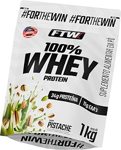Whey Protein 100% Refil 900g sabor Pistache - FTW