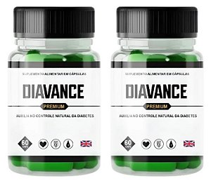 Kit 2x Frascos de Diavance Premium 60caps