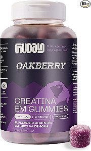 Creatina Monohidratada Gummies 60 Gomas sabor Açaí Oakberry - GUDAY