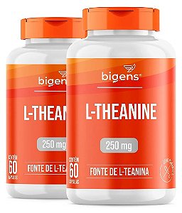 Kit 2x L-Theanine 250mg 60caps - BIGENS