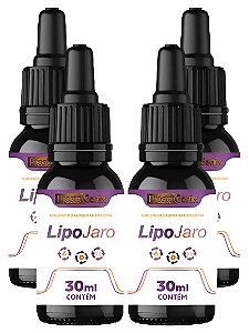 Kit 4x Lipojaro 30ml Emagreça De Forma Natural - PROSTAGENIX