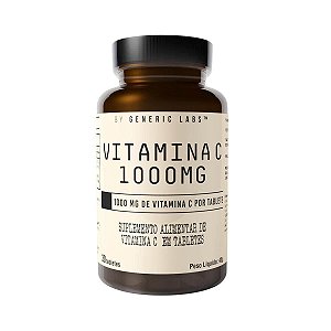 Vitamina C 1000mg 30tabletes - GENERIC LABS
