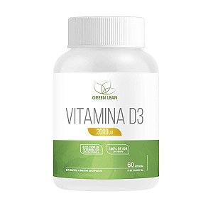 Vitamina D3 2000UI 60cápsulas - Green Lean