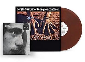 Vinil LP Sérgio Sampaio - TEM QUE ACONTECER (1976) - Edição Especial com revista [na cor marrom translúcido]