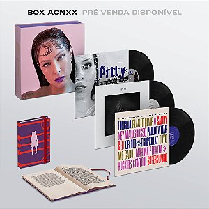 Pré-Venda - Box ACNXX - Vinil LP Admirável Chip Novo 20 Anos - Pitty c/ 3 LPs + Encarte + Caderno Moleskine