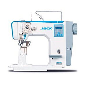 Maquina de costura de coluna de 1 agulha eletrônica Jack JK-S5-91 - 220 V