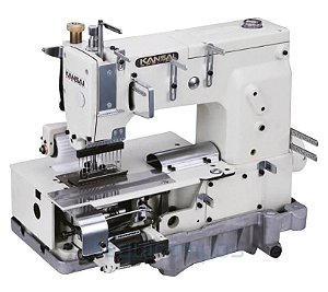 Máquina de Costura Kansai Special Elastiqueira 12 agulhas para Lastex Modelo DFB1412PQ/DM
