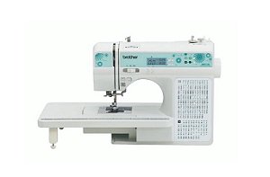 Máquina de Costura Brother QB9110L com 100 pontos 110/220 V + kit Premium de Brinde