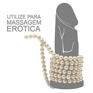 Colar de pérolas para massagem