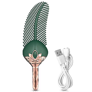 Estimulador clitoriano em formato de Pena