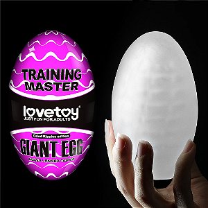 Masturbador BIG EGG masculino com formato de ovo gigante