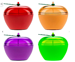 Vela Beijável Hidratante em Formato de Maçã- 30g