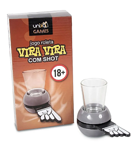 Jogo Roleta De Drinks Vira Vira com Shot