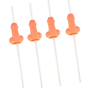 Kit Canudo Erótico com 4 Unidades