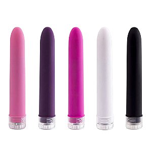 Vibrador Personal 17 cm multivelocidade, com textura aveludada