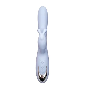 Vibrador ponto G com estimulador rabbit