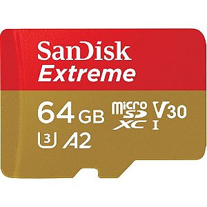 Cartão de Memória micro SD SANDISK 64 GB Extreme