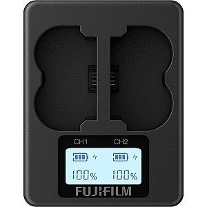 Carregador Fujifilm BC-W235 para NP-W235 (duplo original da FUJIFILM)