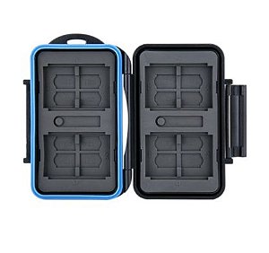 Case para cartão de Memória JJC (4 CF, 8 SD, 16 micro SD)