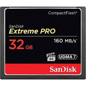 Cartão de Memória CF SANDISK 32 GB Extreme Pro 160MB/s