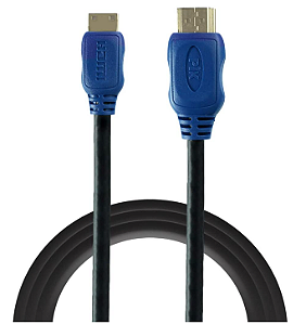 Cabo HDMI 2.0 4K HDR 19p para Mini HDMI - 2 metros (PIX) 018-9400