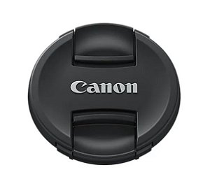 Tampa de lente com logo Canon 52mm