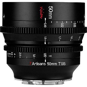 Lente 7artisans Vision Cine 50mm T1.05 (Canon RF mount)