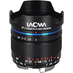 Lente Venus Optics LAOWA 14mm f/4 FF RL para Canon EF