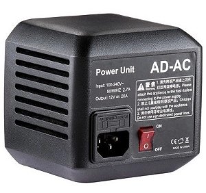 Cabo AD-AC e transformador para flash AD600