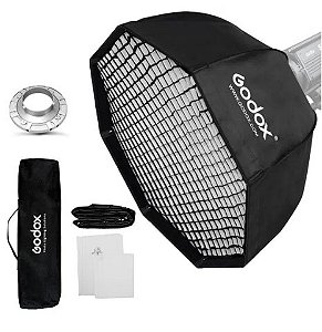 Softbox Bowens GODOX 120cm Octabox com grid/colmeia (SB-FWOCTA120)