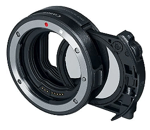 Adaptador de Lentes EF-EOS R CANON com Filtro Drop-In e Polarizador Circular