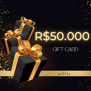 Vale Presente Gift Card R$ 50.000,00
