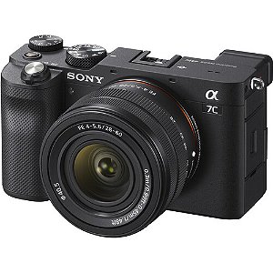 Câmera SONY A7C (Black) + Lente 28-60mm