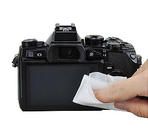 Protetor de vidro p/ tela LCD de câmeras Canon (compatível com: EOS 6D Mark II)
