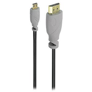 Cabo HDMI 2.0 4K HDR 19p para Micro HDMI - 3 metros (PIX) 018-9411